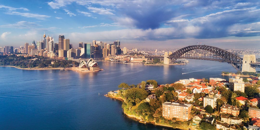 Aerial view of Sydney, Australia