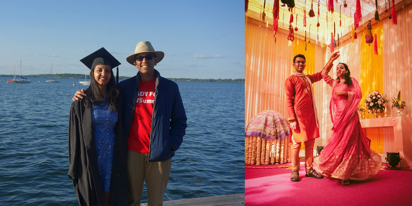 Swapnil Haria MS'18 PhD'19 & Sukriti Singh MS'16