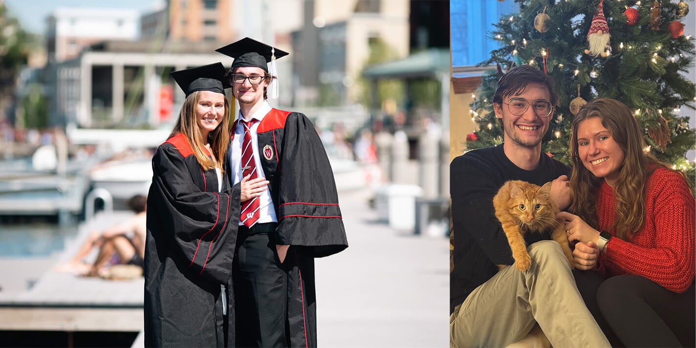 Ryan Thiele '22, MS'24 & Lauryn Dominick '22