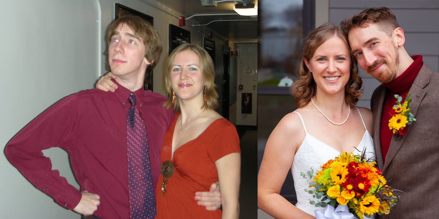 Zach Heise '08 & Christine Esche '09